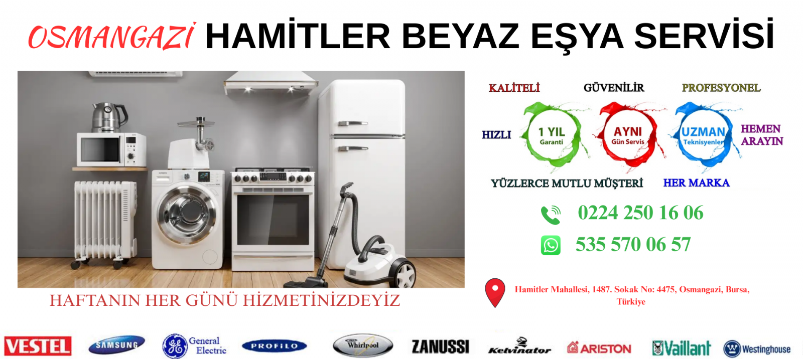 HAMİTLER  Beyaz Eşya Servisi